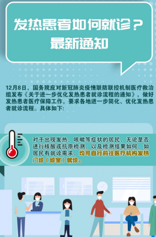 發(fā)熱患者如何就診？最新通知